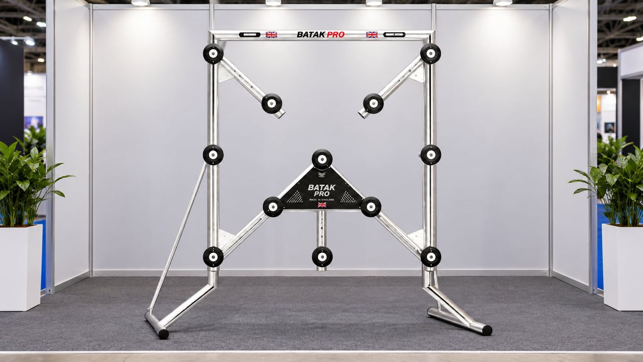 Batak Pro reaction wall on an exhibition stand