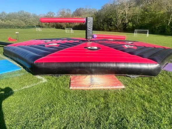 Outdoor inflatable assault course and activity hire in London