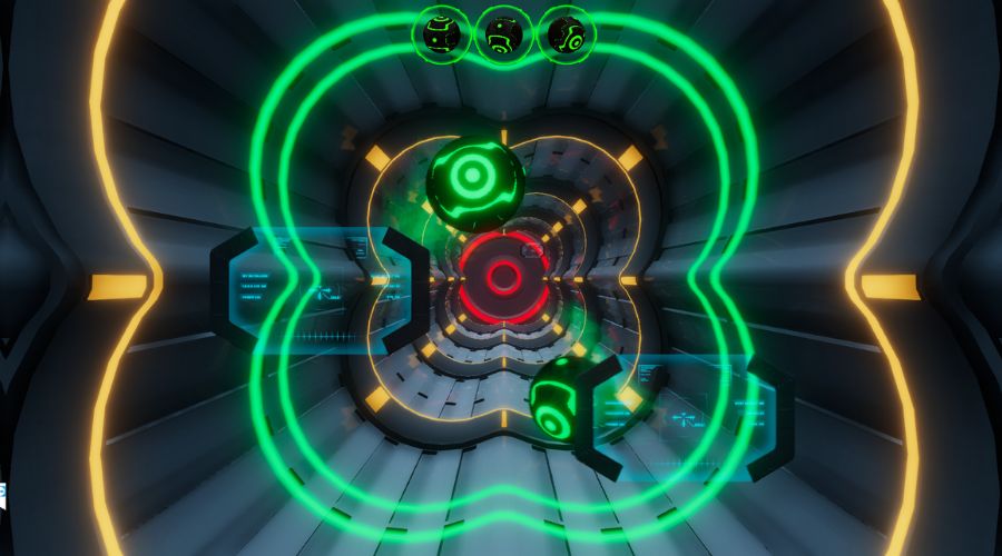 Hyper Slam on the iWall: the racket game rally on screen