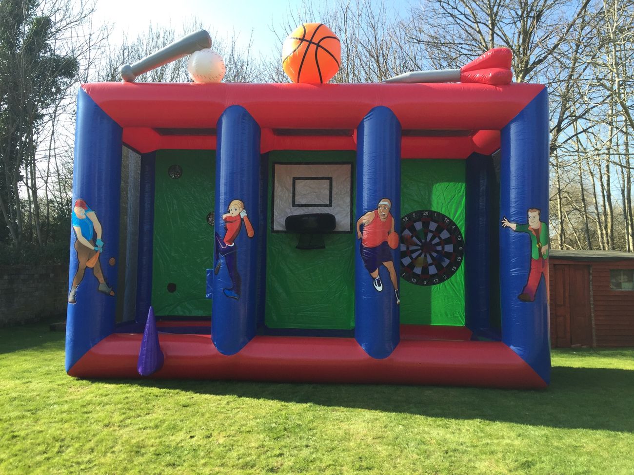 3 in 1 Sports Inflatable Game