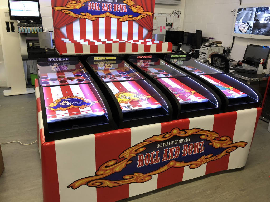 Roll and Bowl classic fairground games Roll and bowl hire