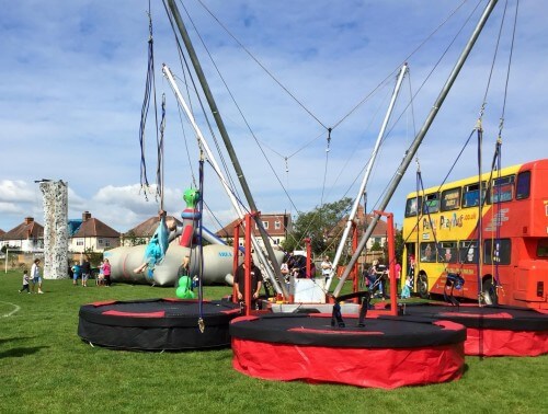 4-in-1 bungee trampoline