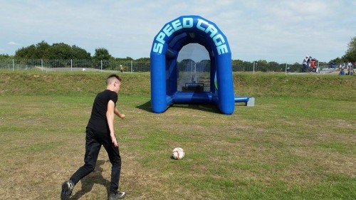 Speed Cage Football Game Party Event Hire