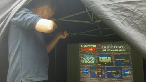 Indoor Laser Shooting Game Hire Laser Shot