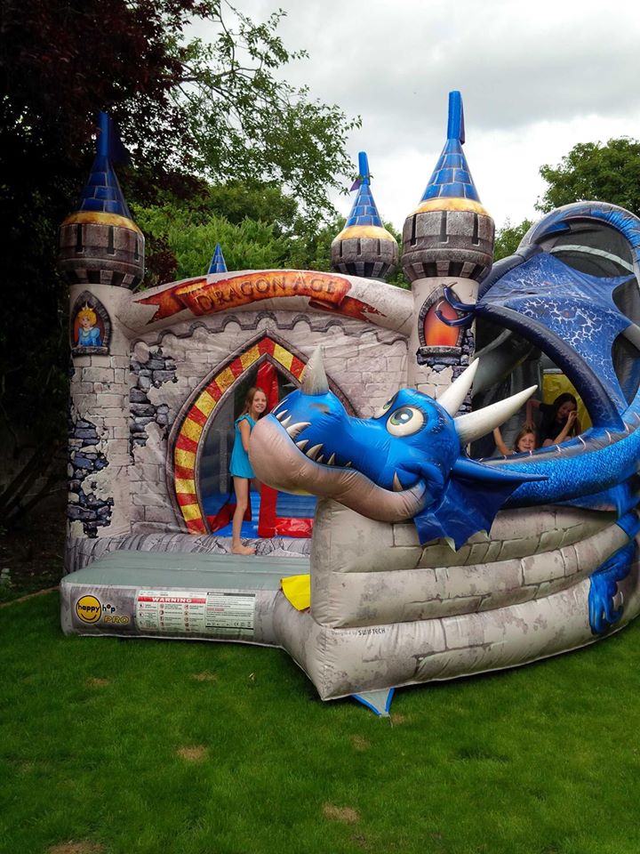 Dragon bouncy castle with slide Dragon bouncy castle
