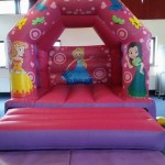 princess pink bouncy castle