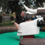Rodeo Sheep Inflatable Rides and Slides Monster