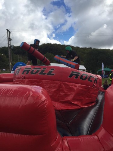 rock n roller jousting inflatable game hire