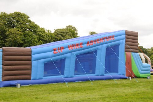 Zip Wire Inflatable Rides Event Hire